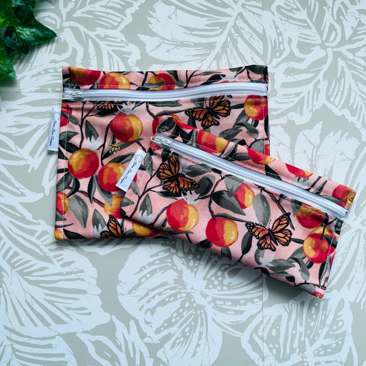 Orange Butterfly Sandwich & Snack Bags