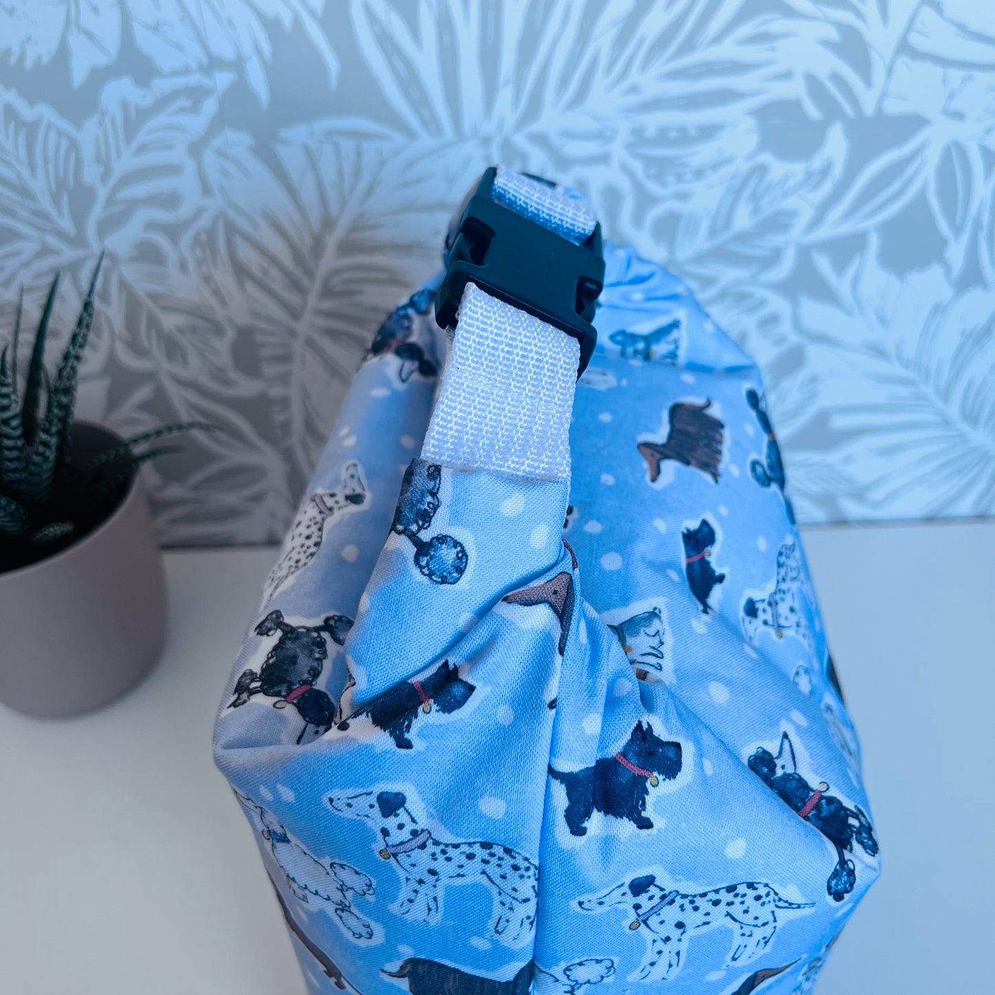 Blue Puppy Dog Lunch Bag