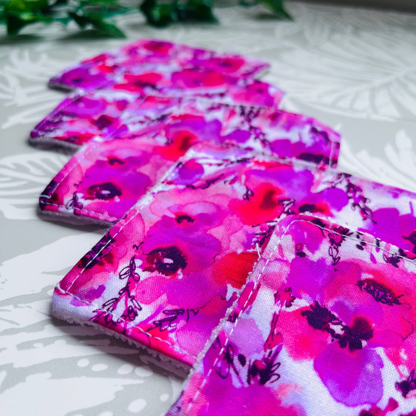 Pink Floral Face Wipes