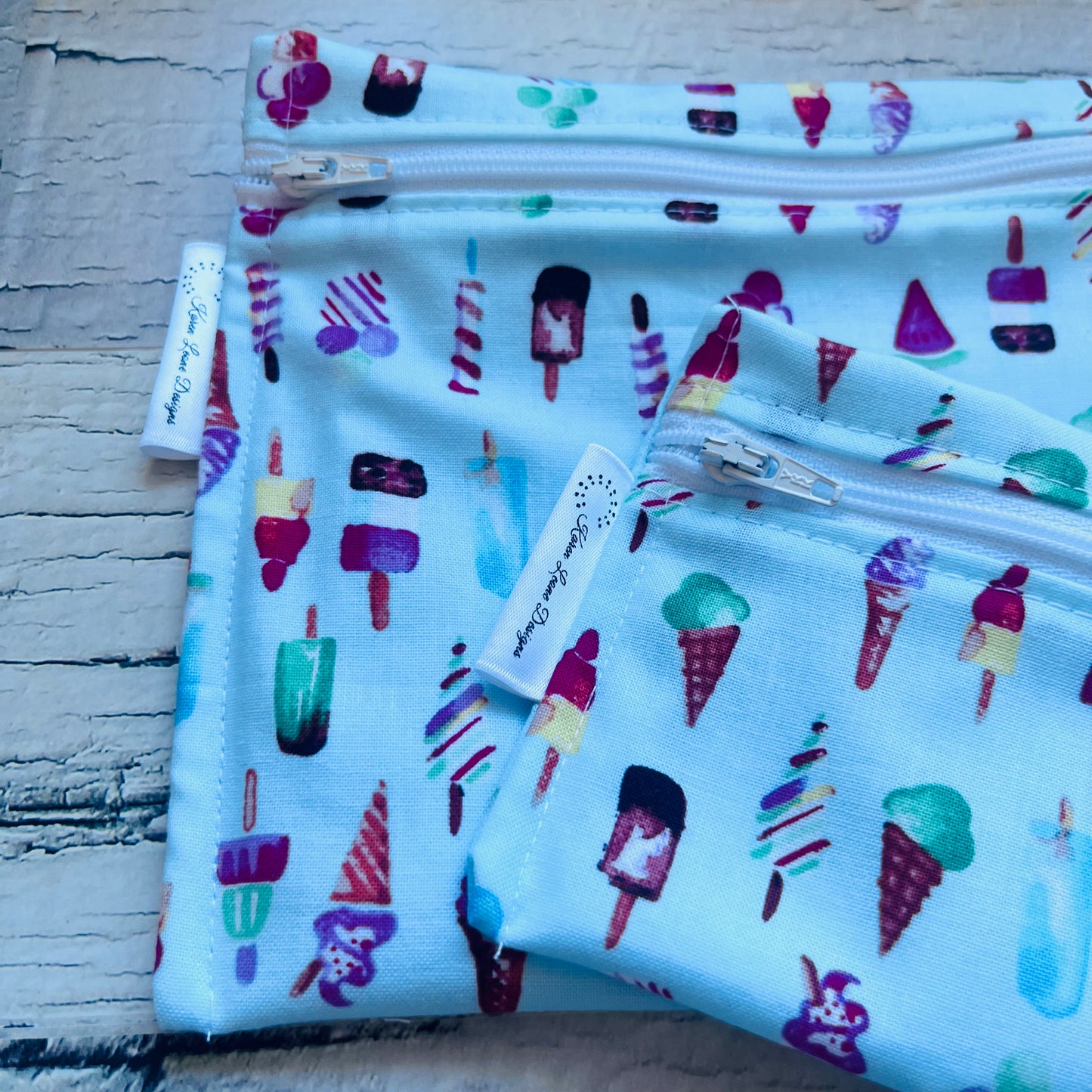 Ice Cream Sandwich & Snack Bags