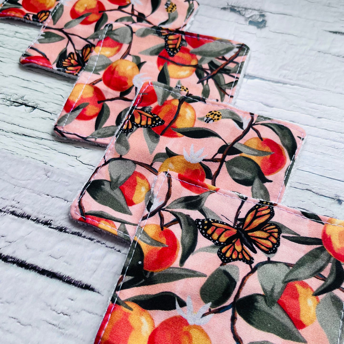 Orange Butterfly Face Wipes