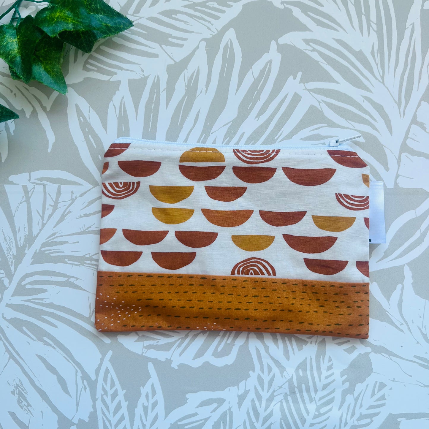 Orange Zipper Pouch