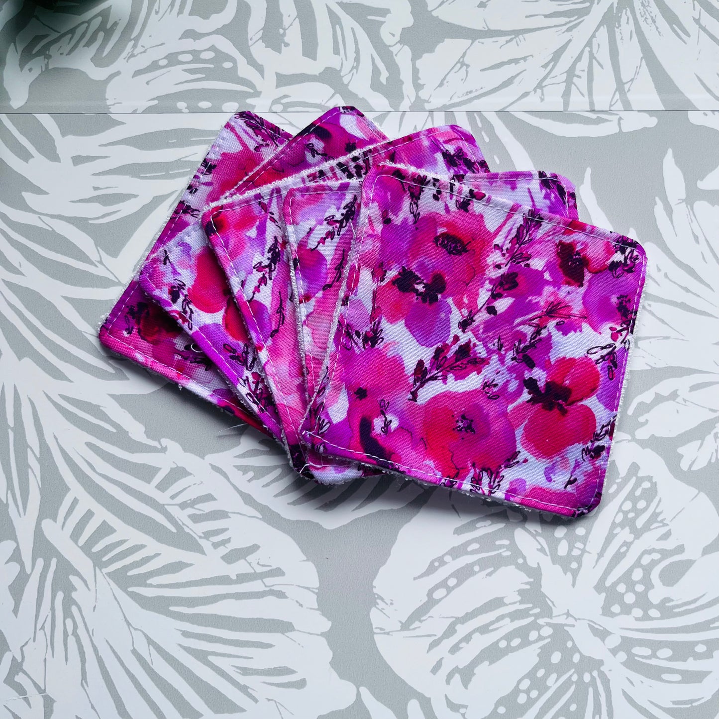 Pink Floral Face Wipes