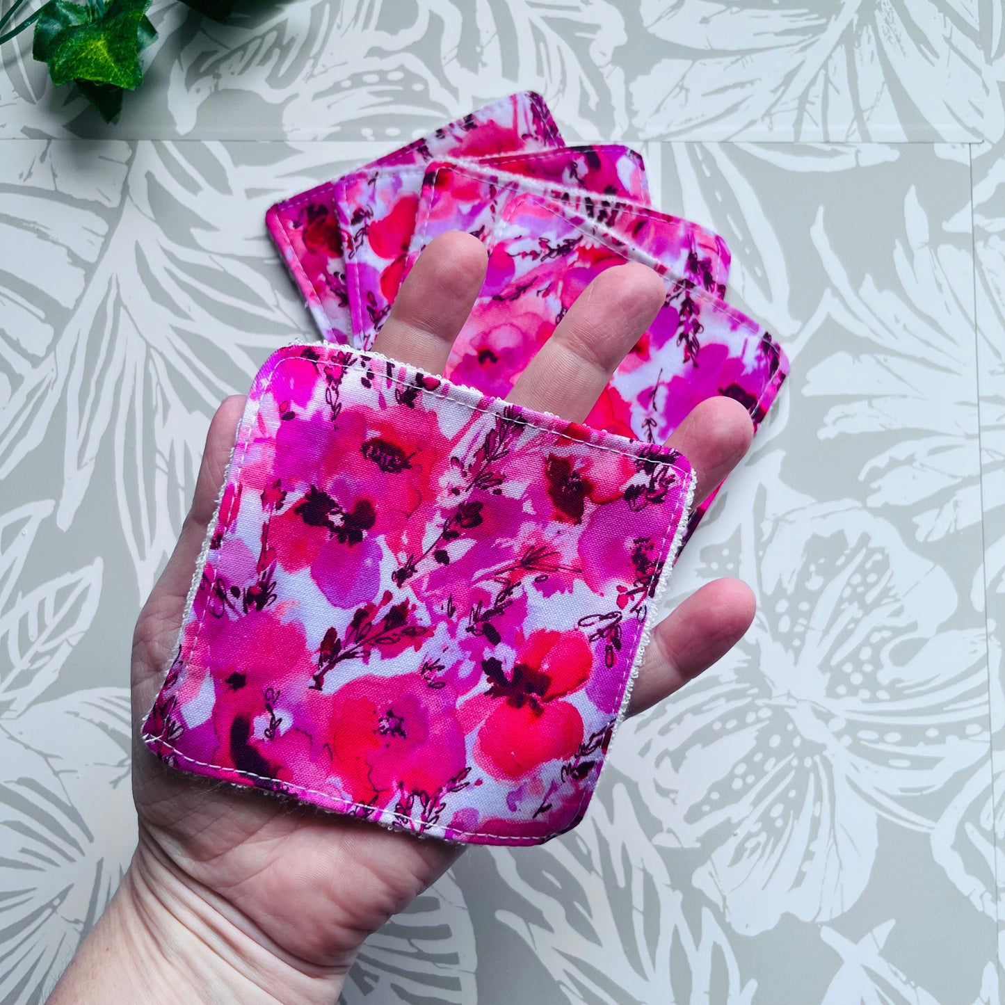 Pink Floral Face Wipes