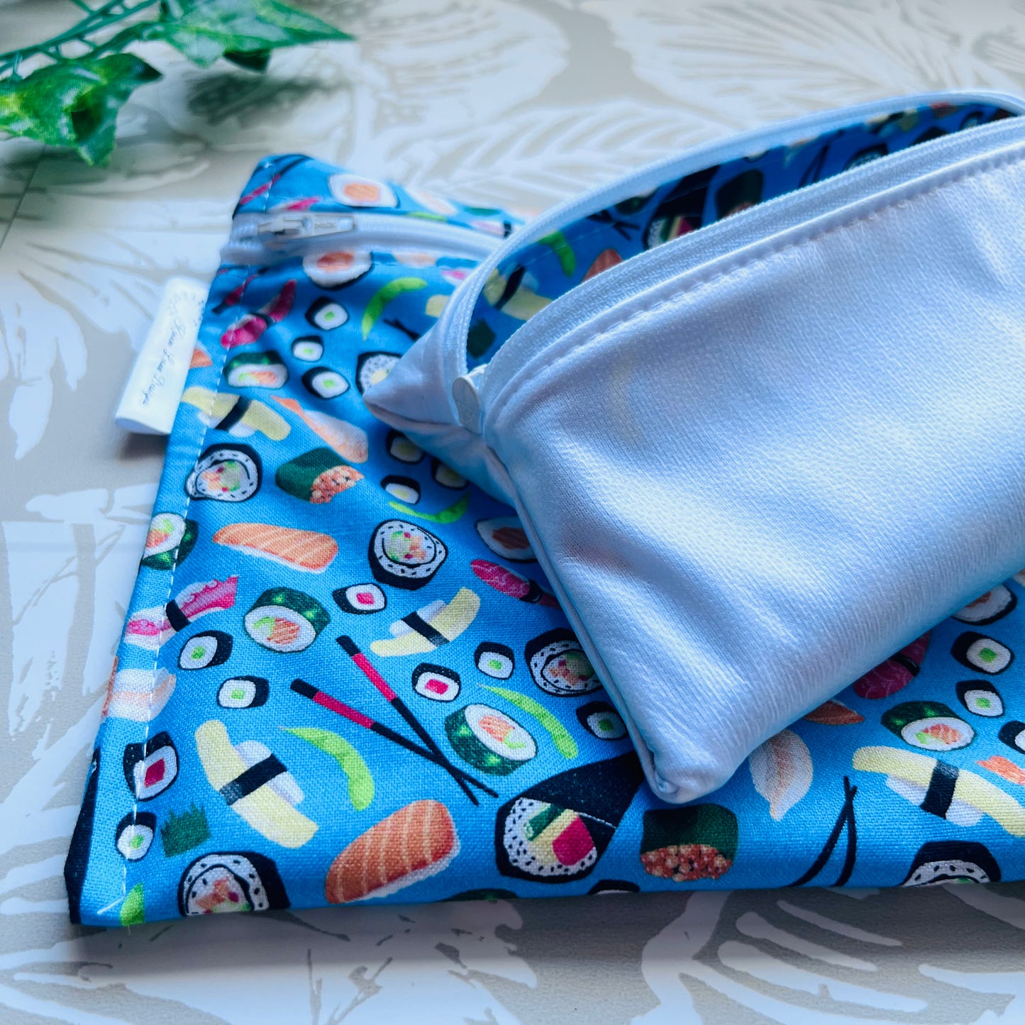 Blue Sushi Sandwich & Snack Bags