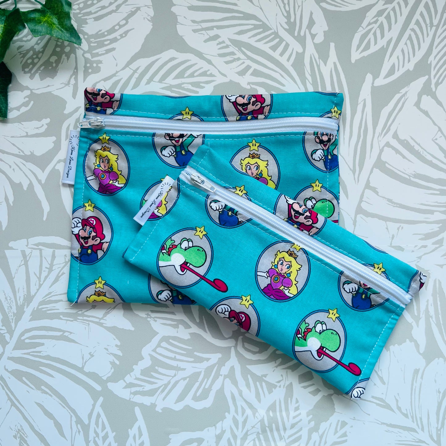 Mario & Luigi Sandwich & Snack Bags