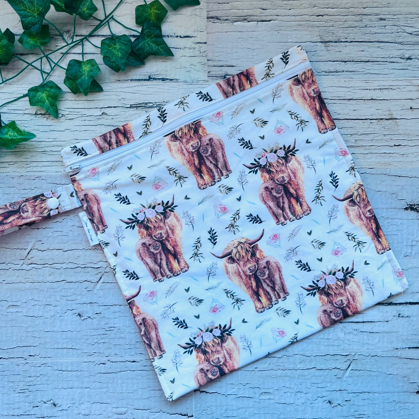 Highland Cow Wet Bag