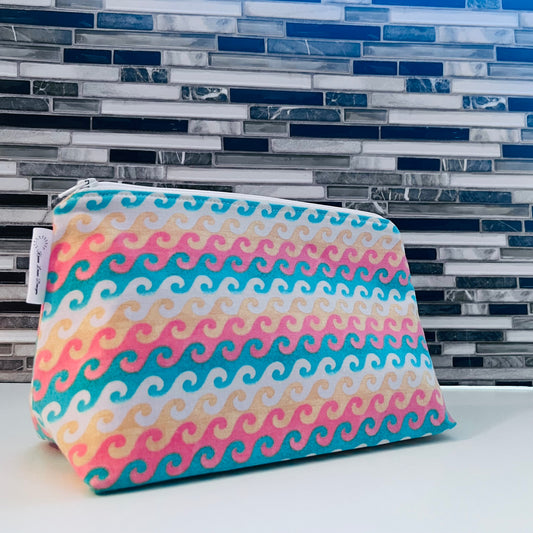 Beach Waves Travel/Cosmetic Bag