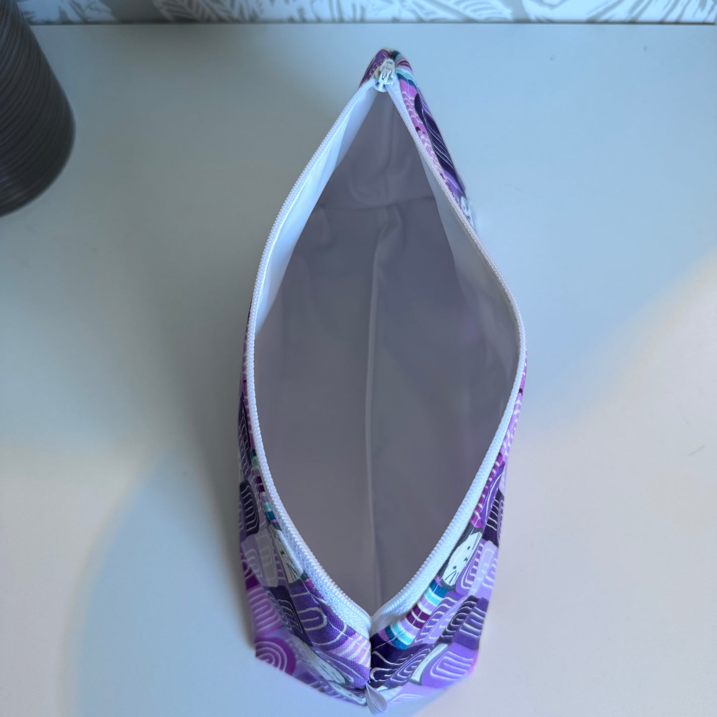 Pink/Purple Kitty Travel/Cosmetic Bag