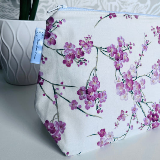 Cherry Blossom Travel/Cosmetic Bag