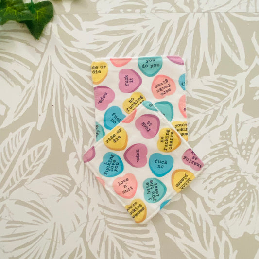 Profanity Hearts Face Wipe