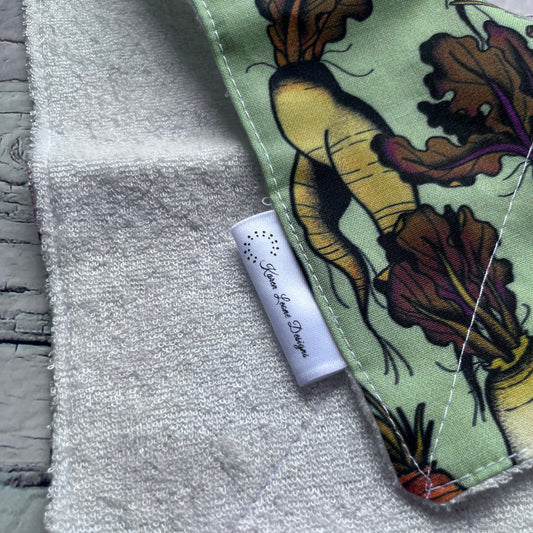 Green Root Veggie Leg Wash Cloth