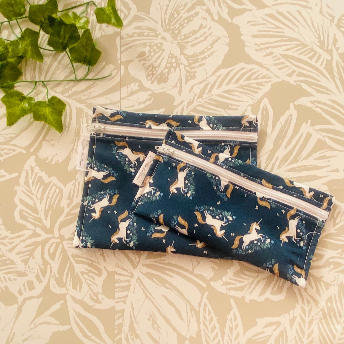 Blue Unicorn Sandwich & Snack Bags