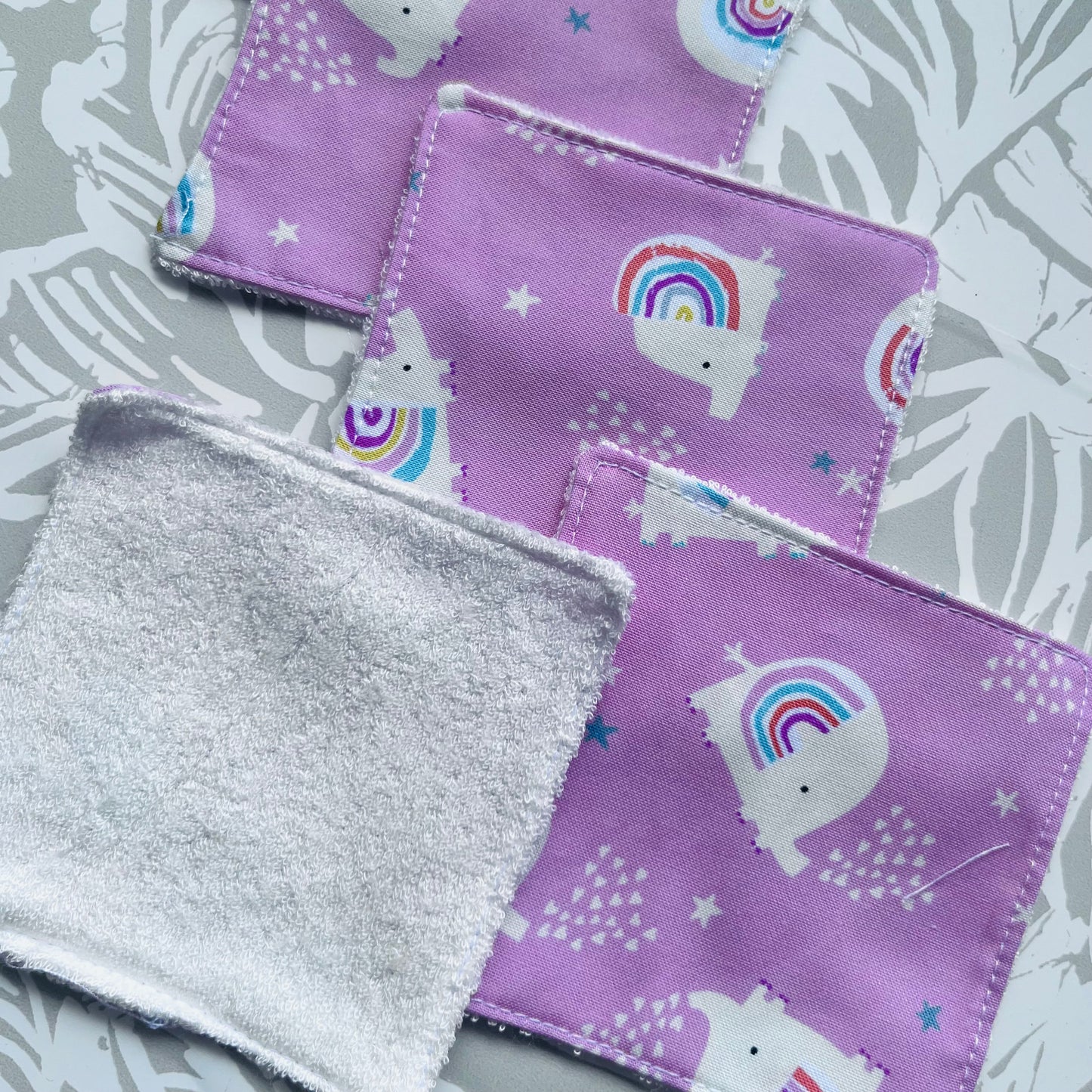 Pink Elephant Face Wipe