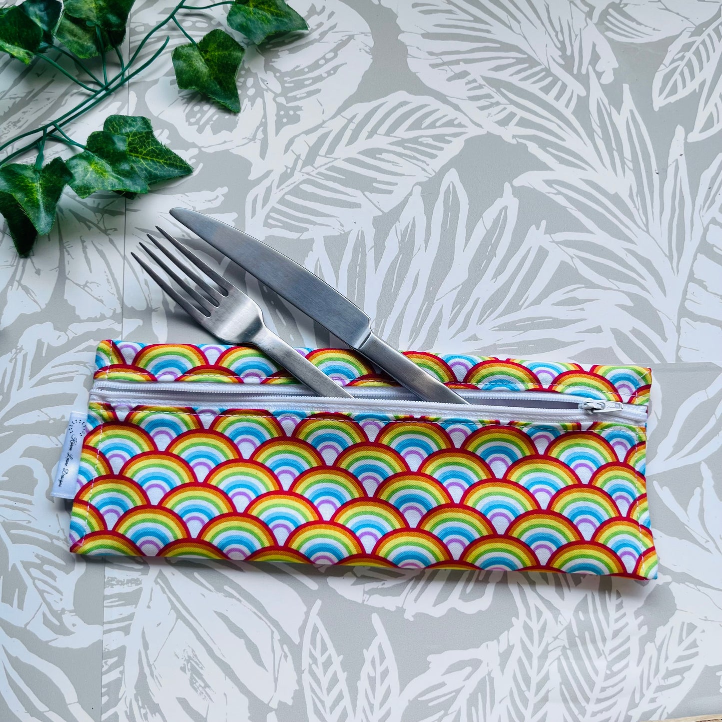 Rainbow Cutlery/Travel Bag
