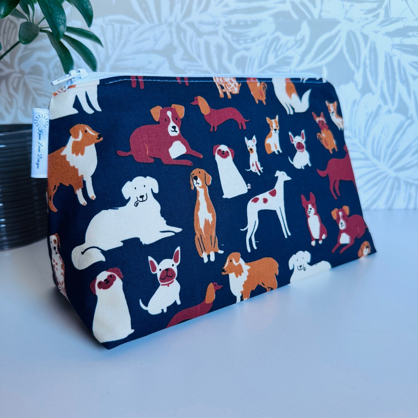 Blue Puppers Travel/Cosmetic Bag