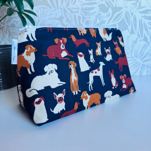 Blue Puppers Travel/Cosmetic Bag