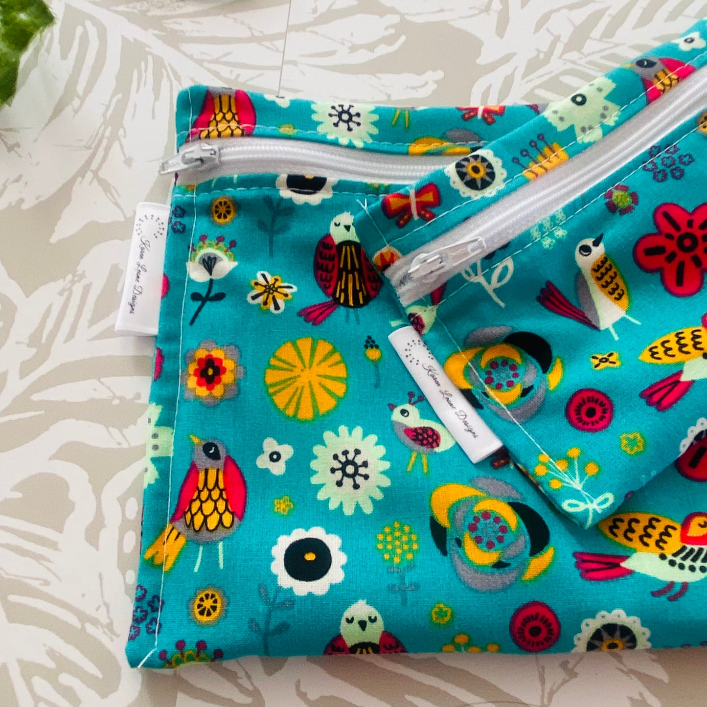 Flower & Bird Sandwich & Snack Bags