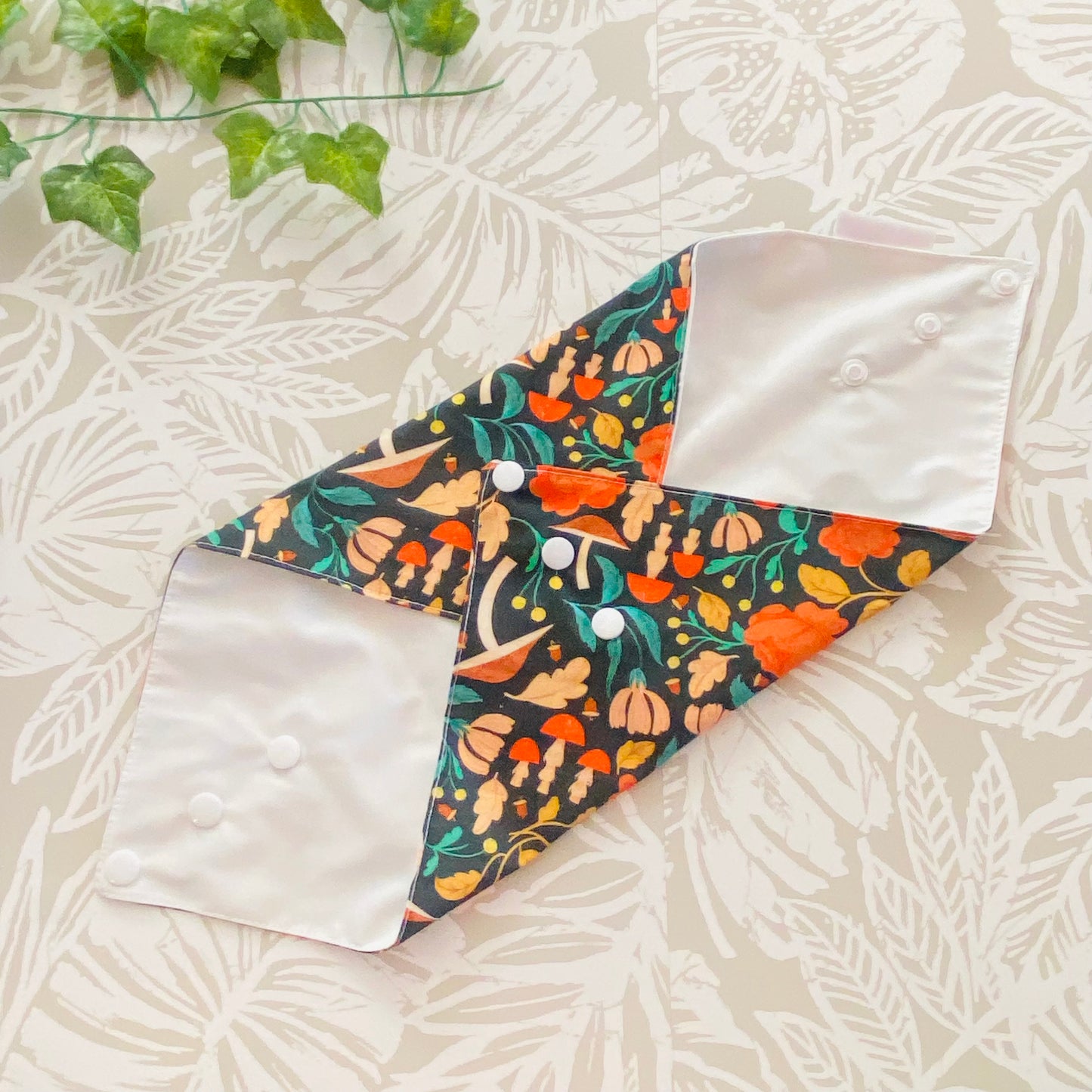 Orange Mushroom Sandwich Wrap