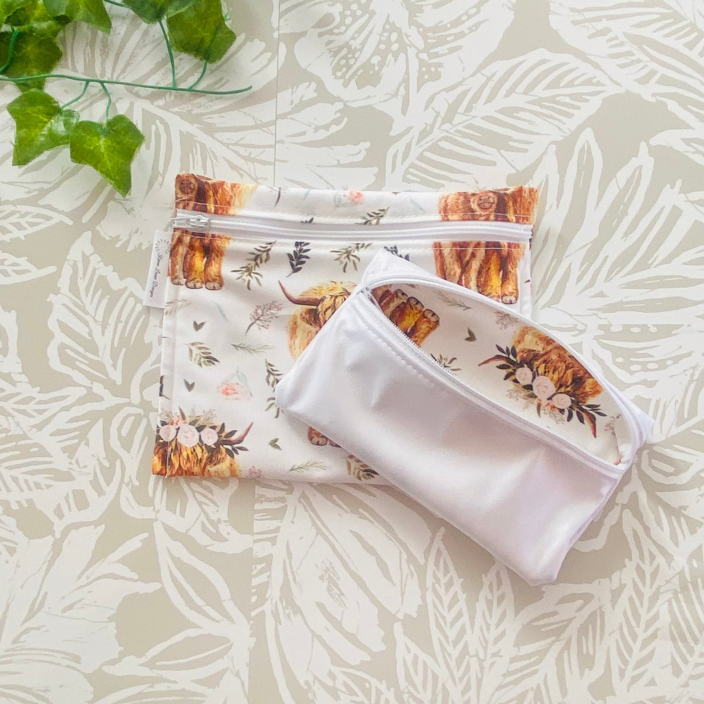 Highland Cow Sandwich & Snack Bags