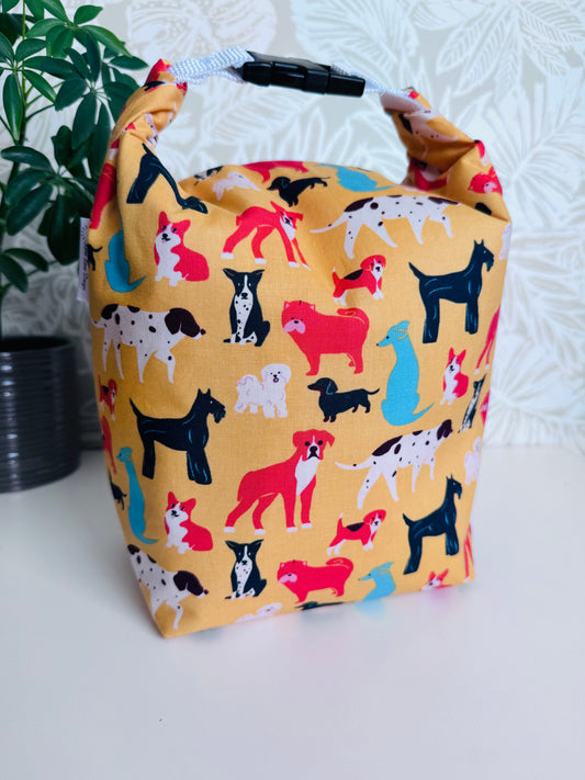 Orange Dog Lunch Bag