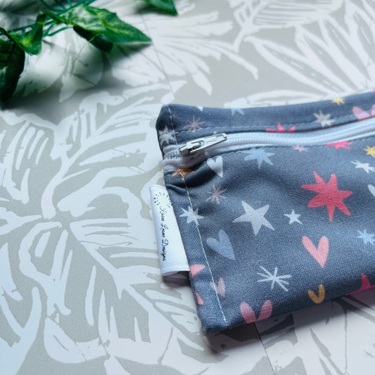 Stars & Hearts Cutlery/Travel Bag
