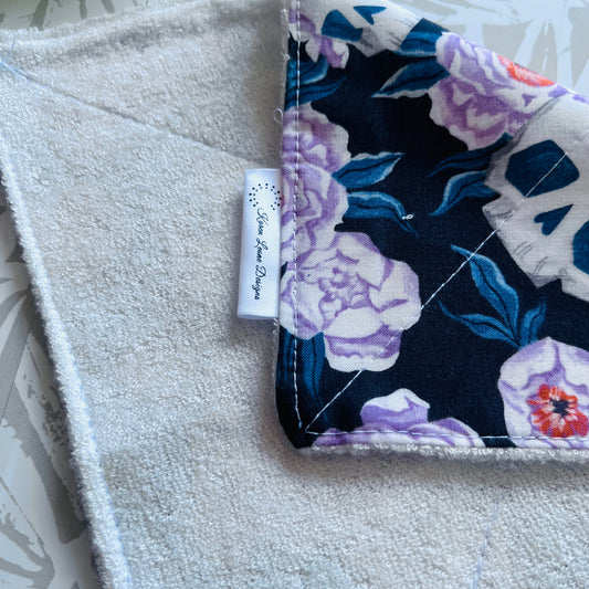 Floral Skull Wash Cloth