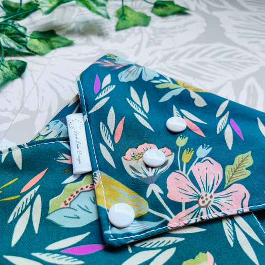 Green Floral Sandwich Wrap