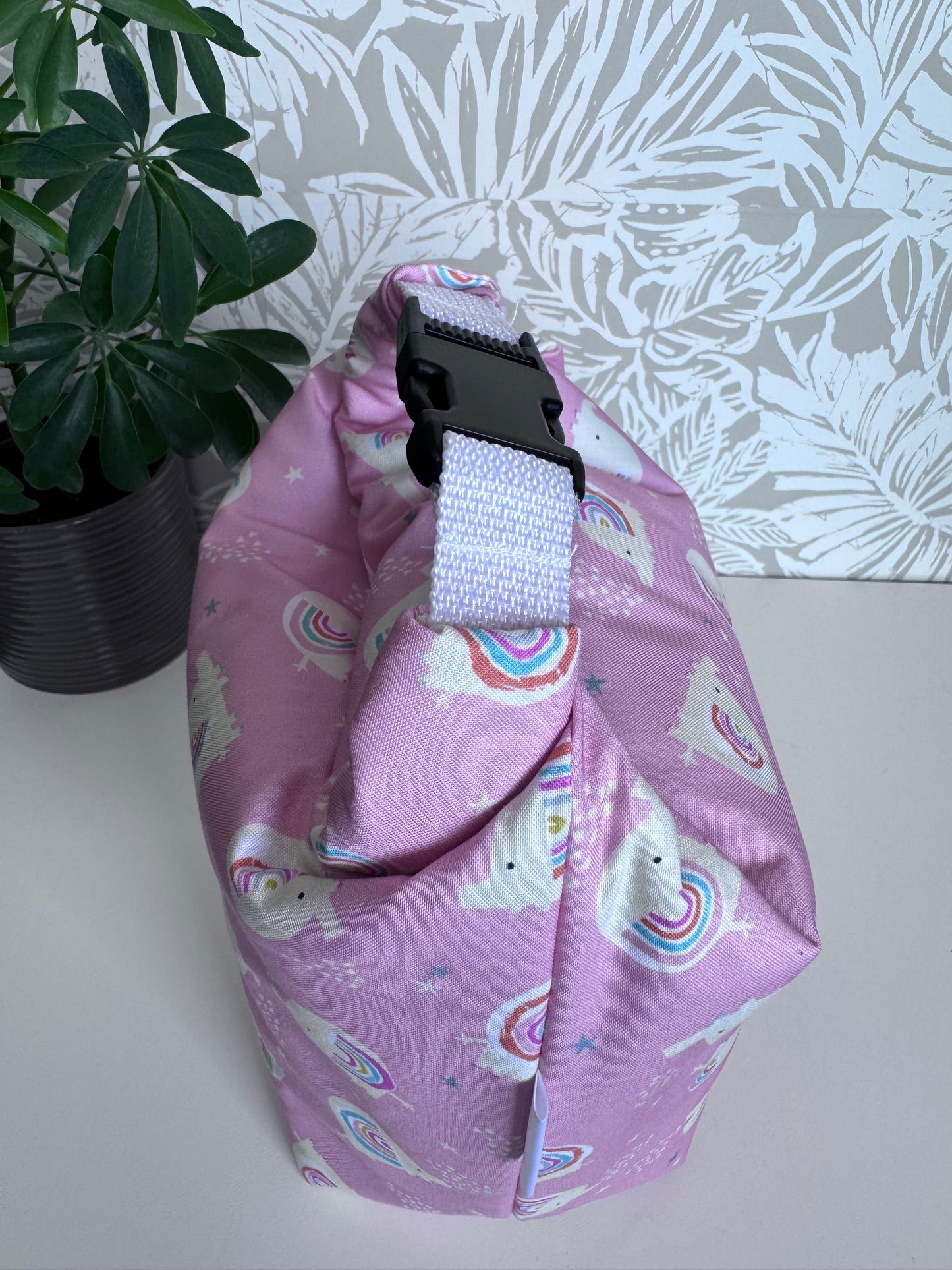 Pink Elephant Lunch Bag