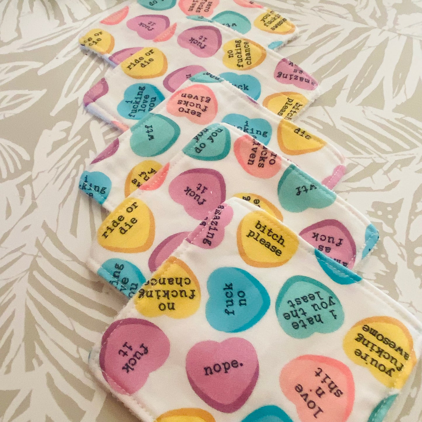 Profanity Hearts Face Wipe