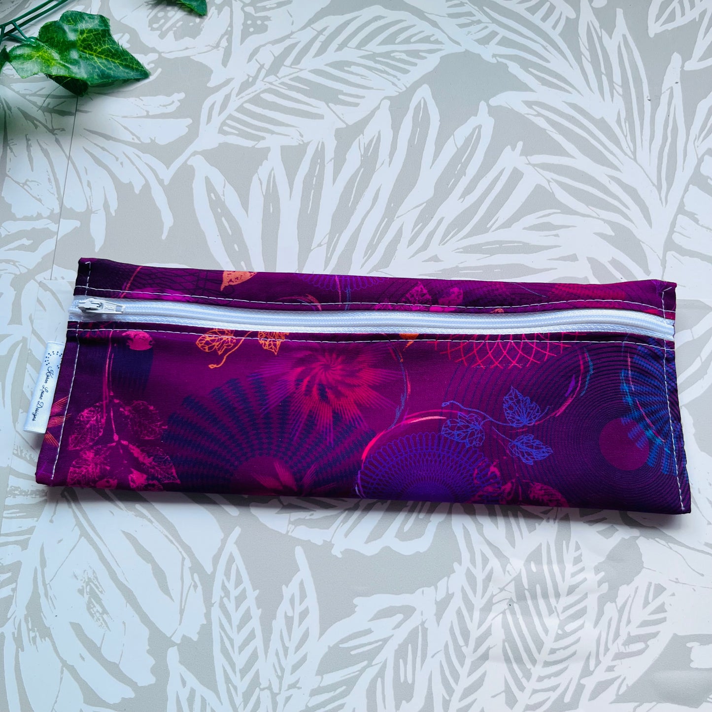 Pink & Purple Cutlery/Travel Bag