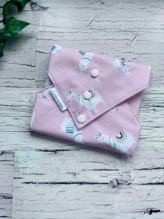 Pink Llama Sandwich Wrap
