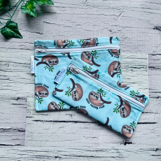 Sweary Sloth Sandwich & Snack Bags