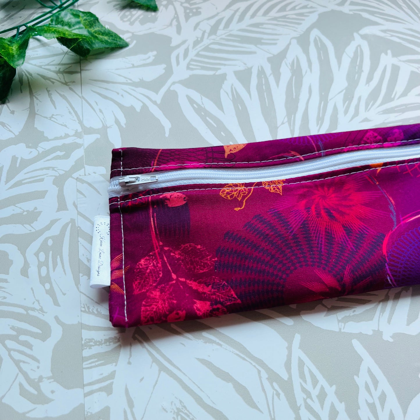 Pink & Purple Cutlery/Travel Bag