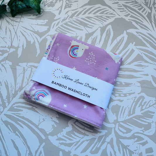 Pink Elephant Wash Cloth