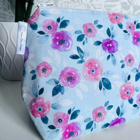 Floral Travel/Cosmetic Bag