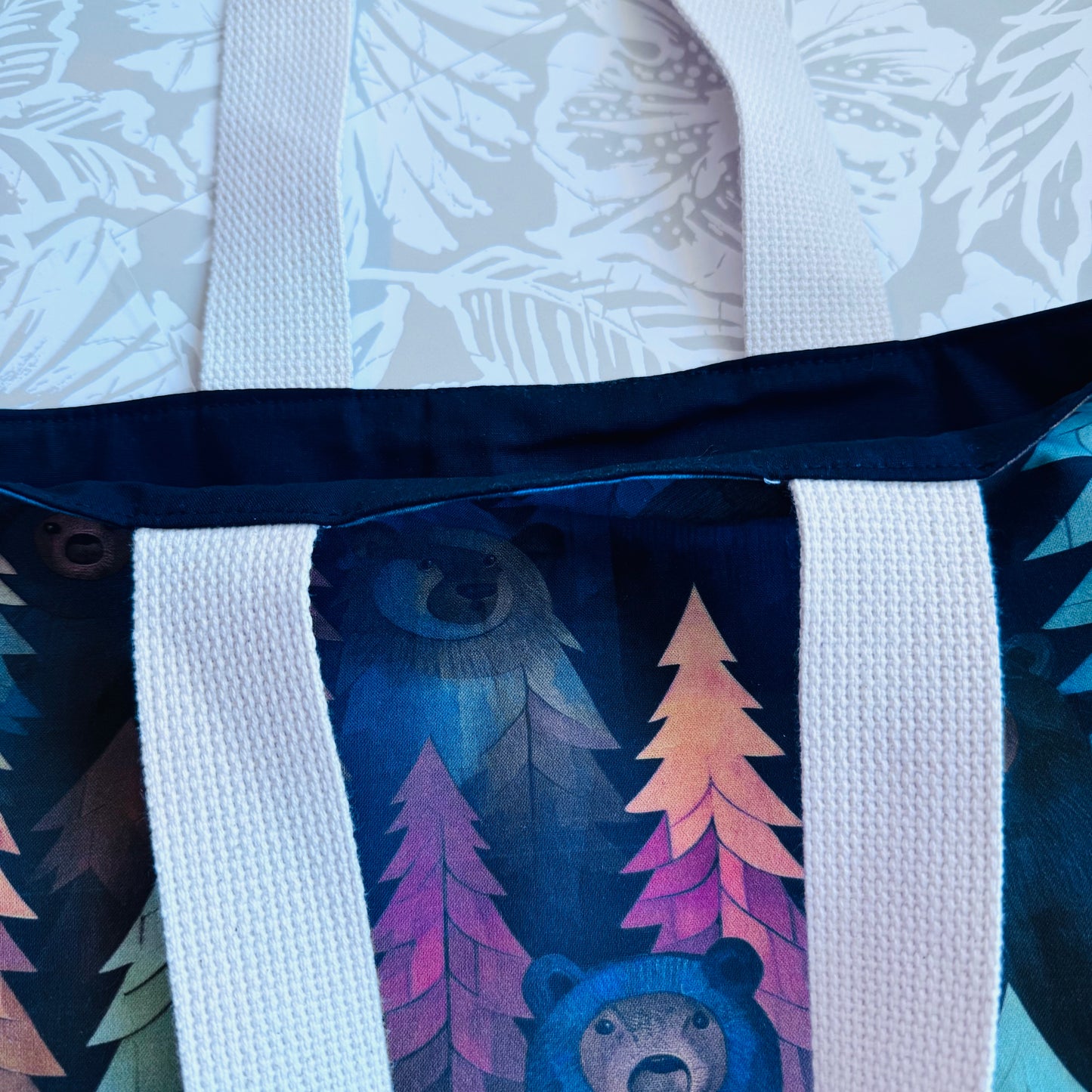 Bear in the Woods Market Tote