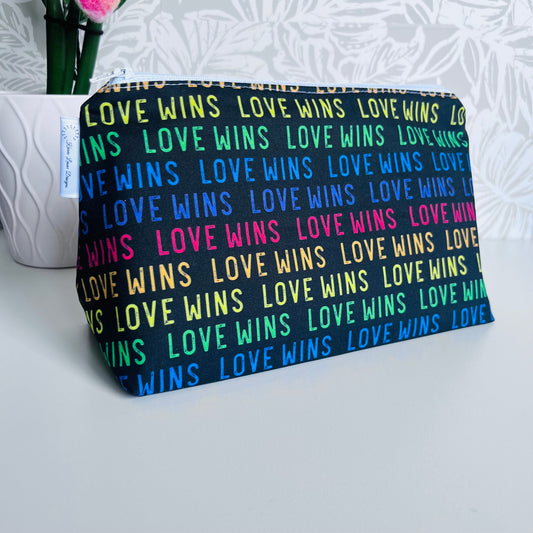 Love Wins Travel/Cosmetic Bag