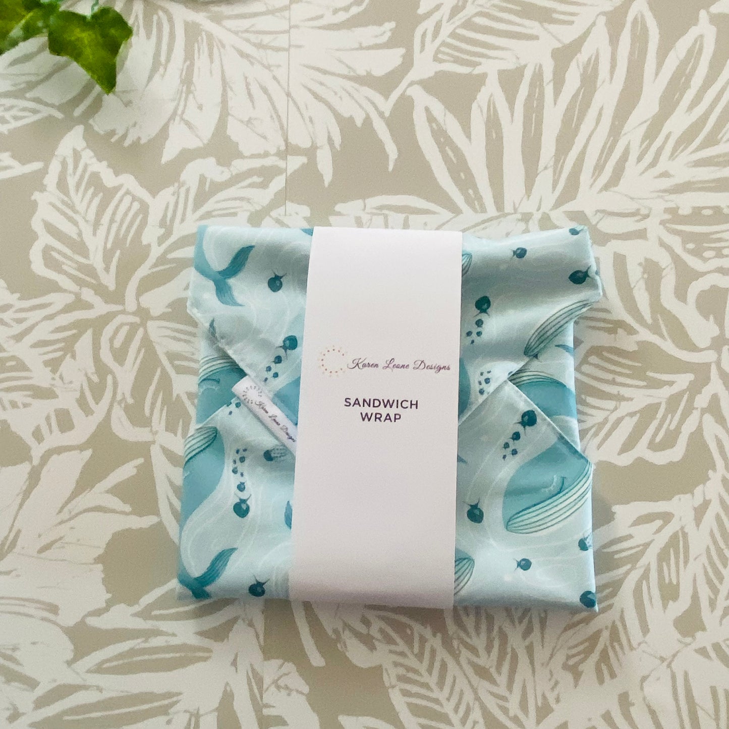 Blue Whale Sandwich Wrap