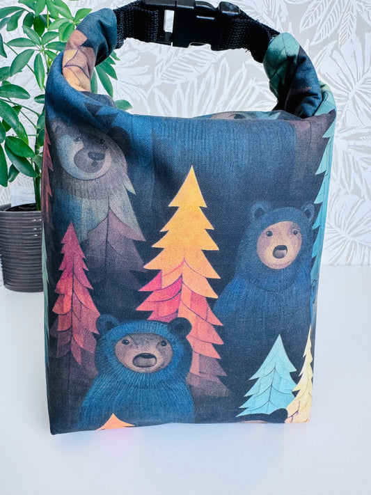 Bear in the Woods Lunch Bag