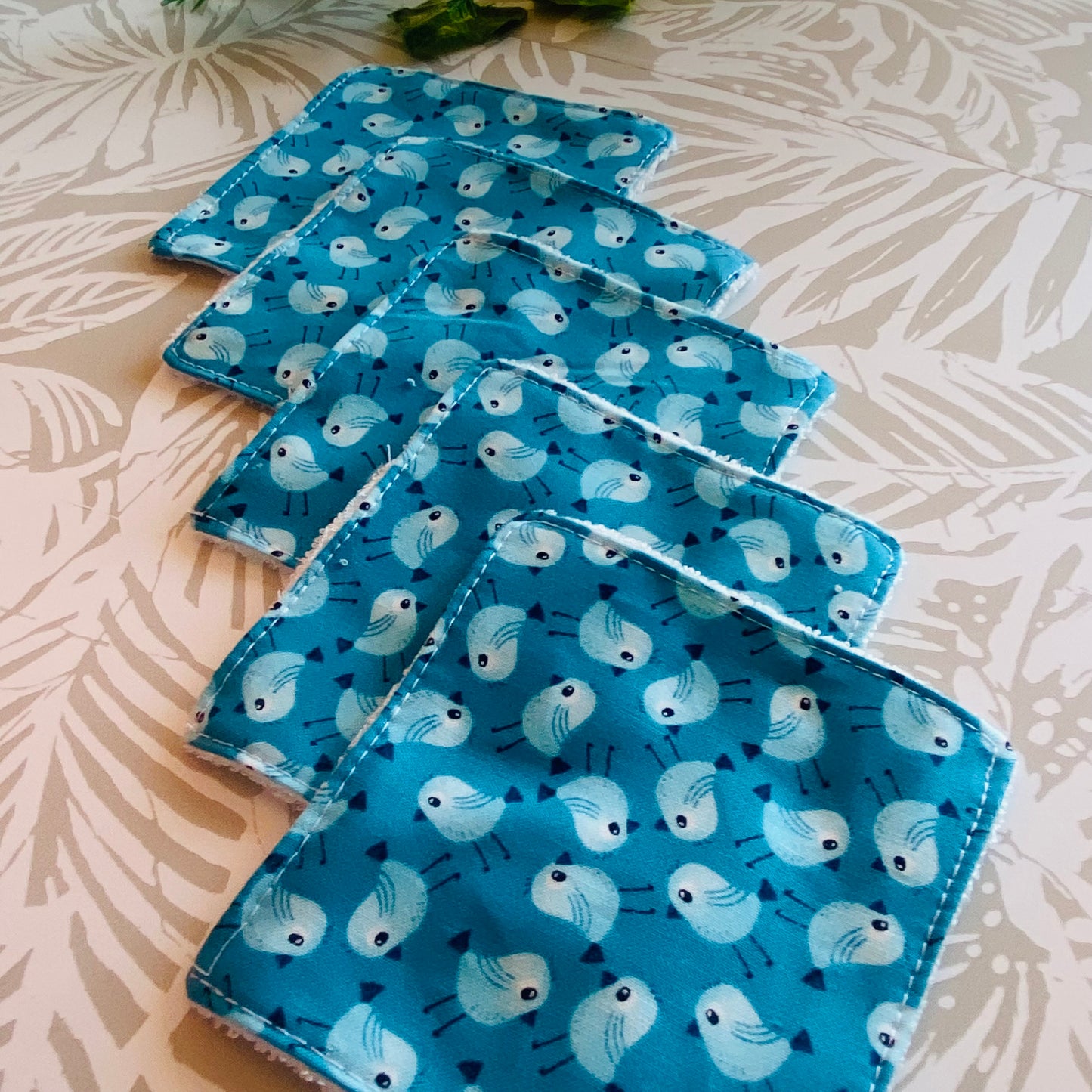 Little Blue Bird Face Wipe