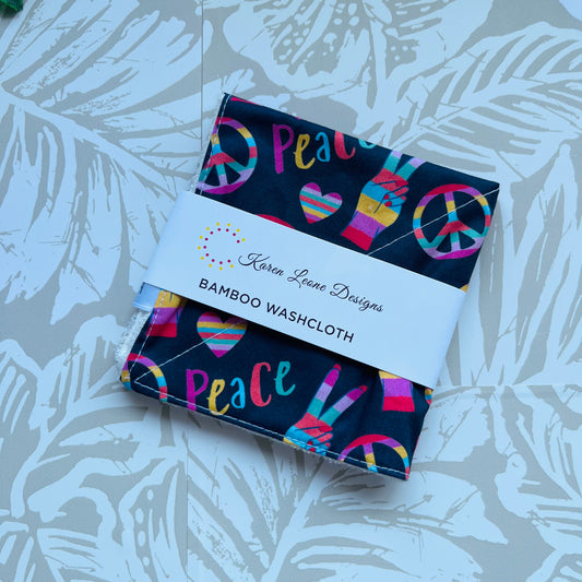Peace Wash Cloth