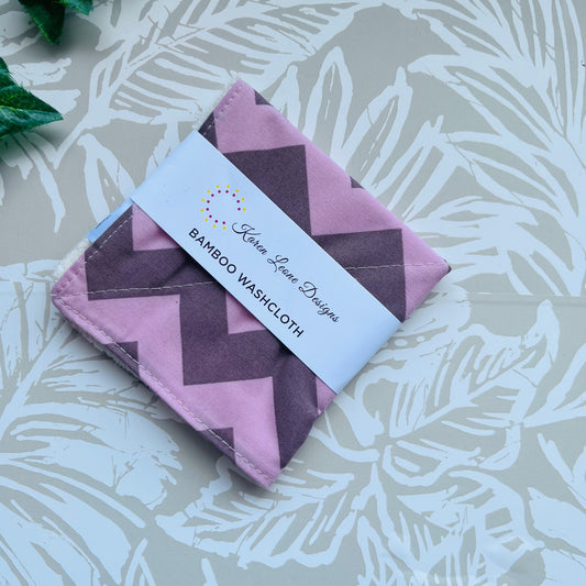 Pink Chevron Wash Cloth