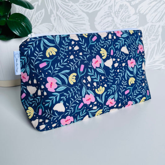 Floral Travel/Cosmetic Bag