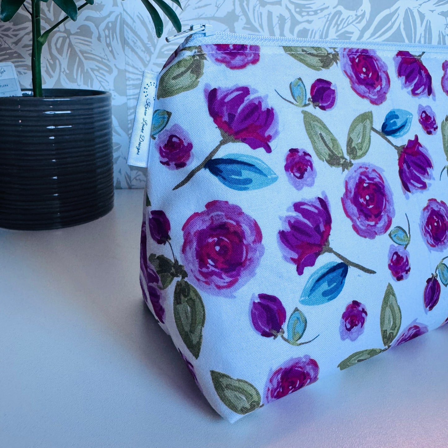 Floral Travel/Cosmetic Bag