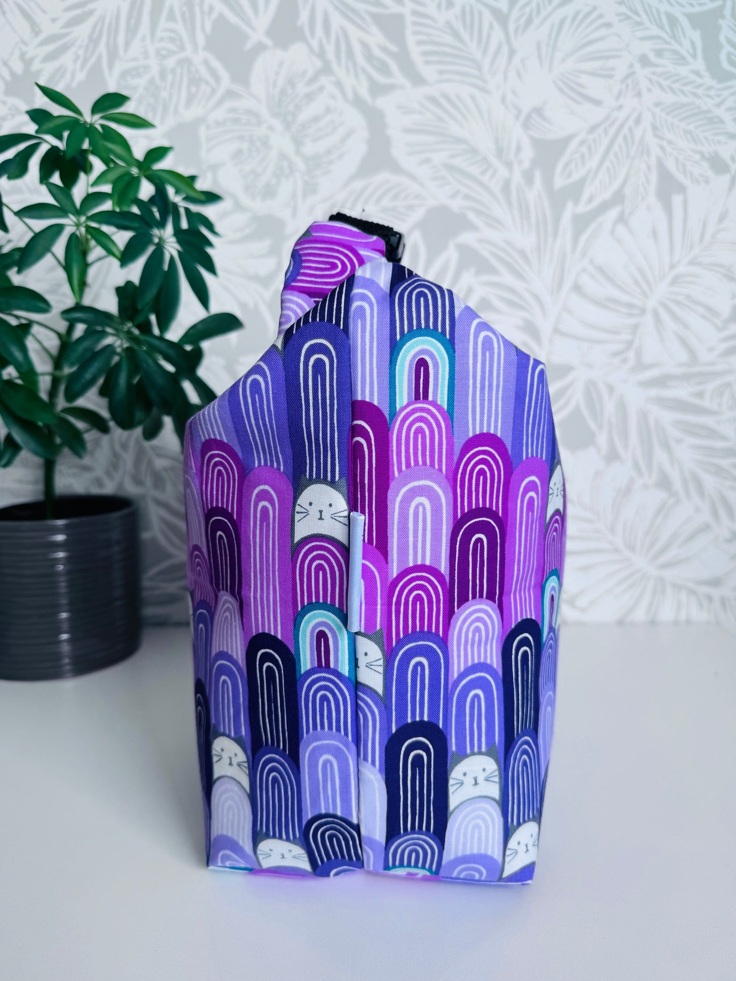 Purple Rainbow Kitty Lunch Bag