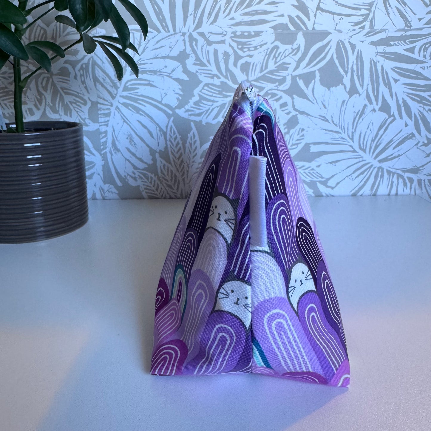 Pink/Purple Kitty Travel/Cosmetic Bag