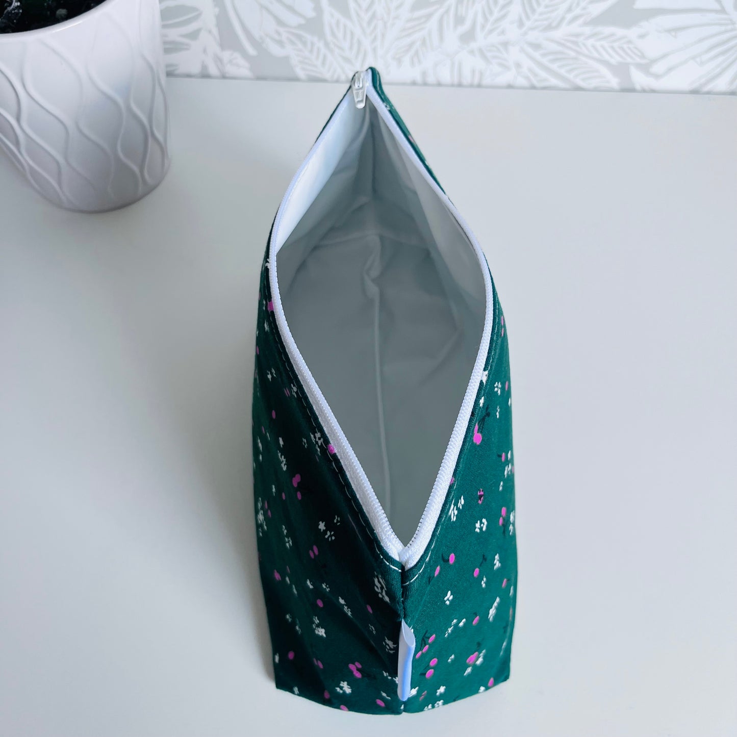 Green Travel/Cosmetic Bag