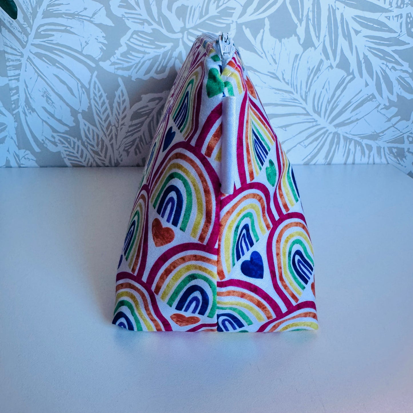 Large Rainbow Travel/Cosmetic Bag