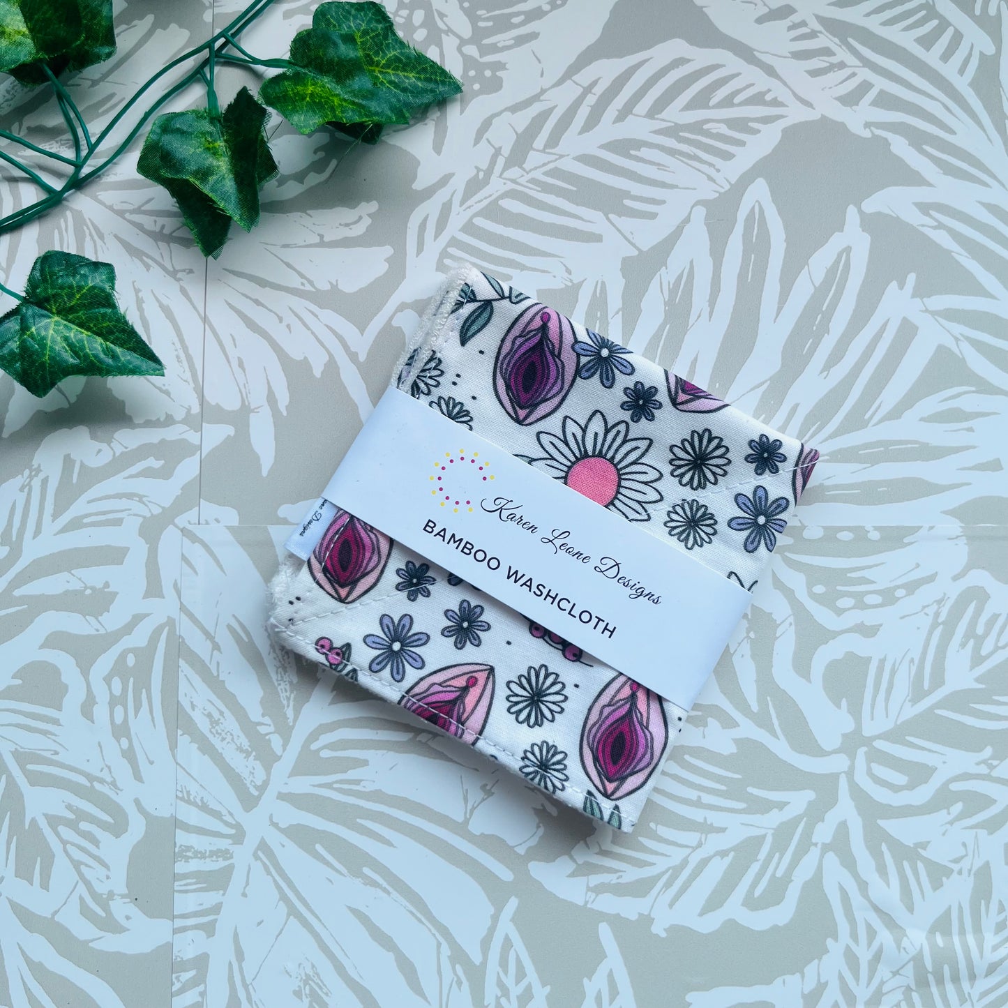 Daisy & Vulva Wash Cloth